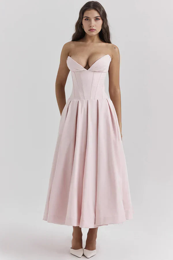 Gaya™ – Dames Galajurk Strapless met Korset en Verleidelijke Pasvorm