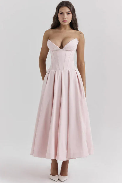 Gaya™ – Dames Galajurk Strapless met Korset en Verleidelijke Pasvorm