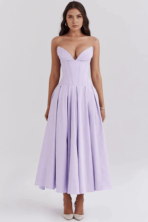 Gaya™ – Dames Galajurk Strapless met Korset en Verleidelijke Pasvorm