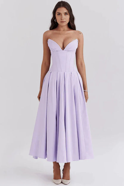 Gaya™ – Dames Galajurk Strapless met Korset en Verleidelijke Pasvorm