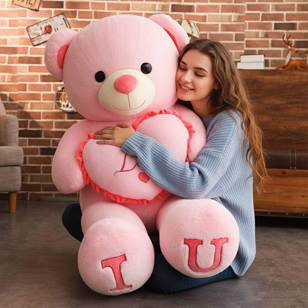 Grote Pluche Beer Teddy Extra Zacht voor Knuffelen - Velinix