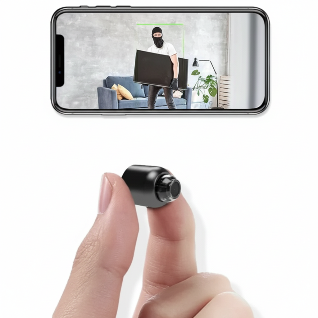 Draadloze WiFi Camera 1080P - Discrete Babyfoon en Bewaking