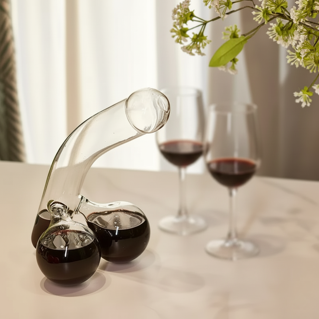 Glazen Wijnkaraf 650ml Elegant Helder Design