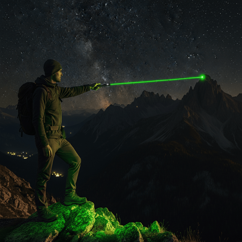 Krachtige Laserpointer met Instelbare Focus