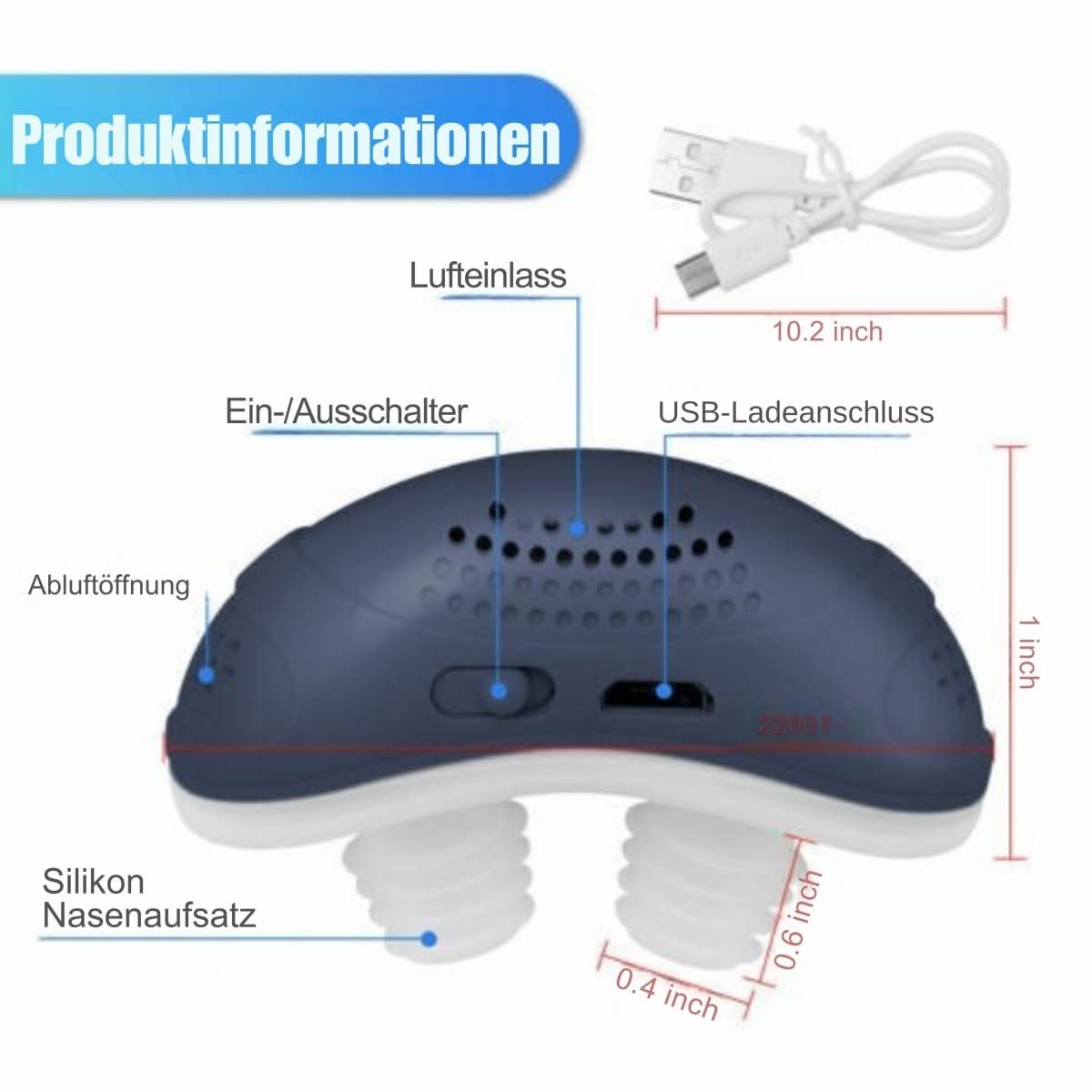 Compact CPAP-apparaat tegen Snurken en Slaapapneu