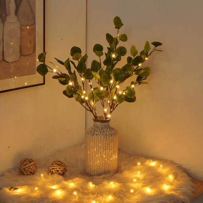 Feeënlicht Olijftak met 120 LED's Warm Wit Kerstverlichting