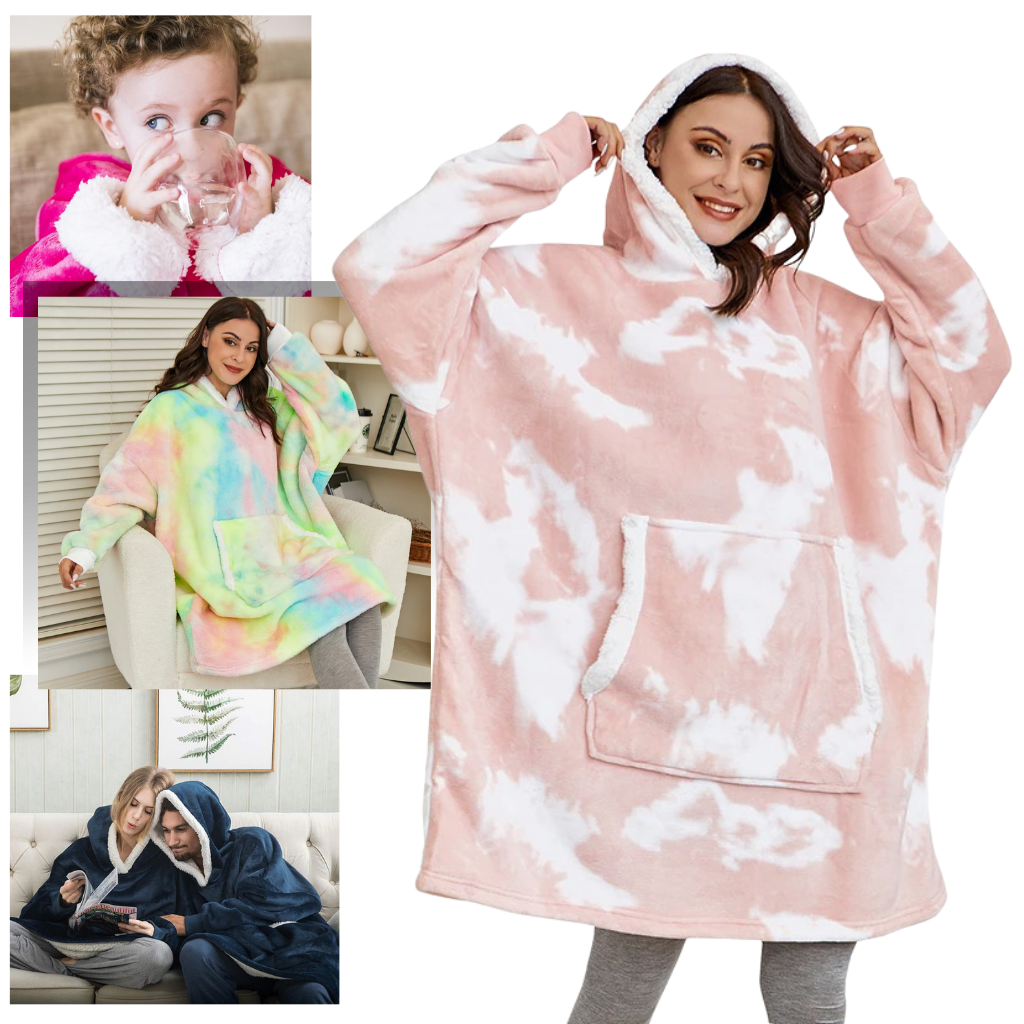Zachte Oversized Capuchondeken voor Mannen en Vrouwen - Velinix