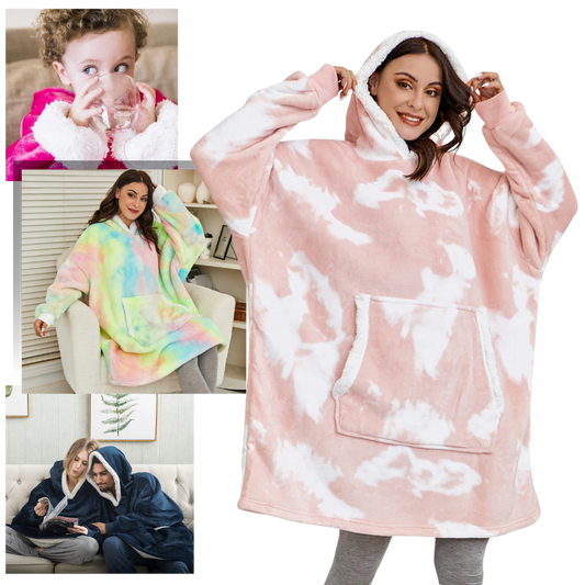 Zachte Oversized Capuchondeken voor Mannen en Vrouwen - Velinix