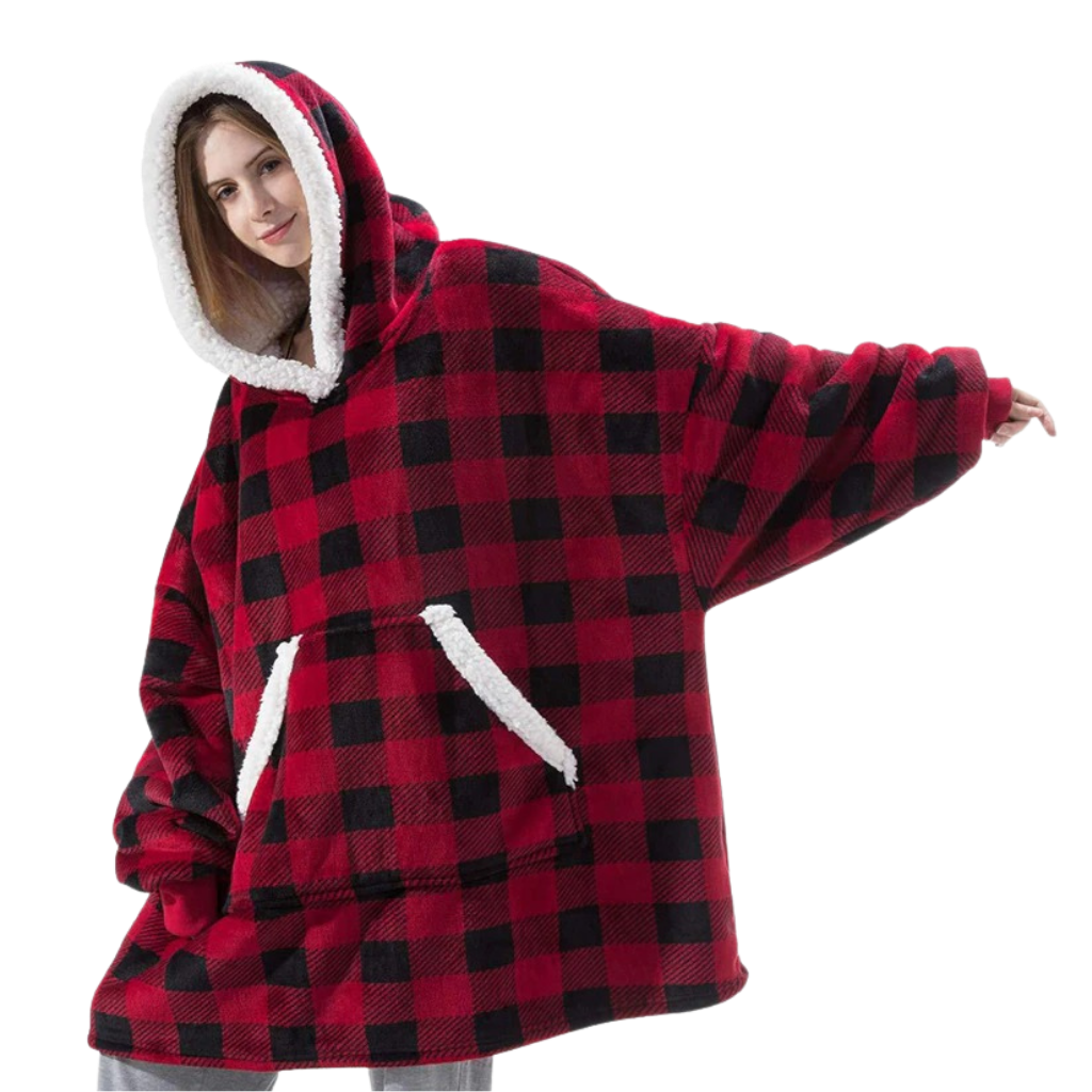 Zachte Oversized Capuchondeken voor Mannen en Vrouwen
