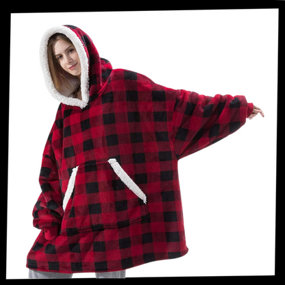 Zachte Oversized Capuchondeken voor Mannen en Vrouwen
