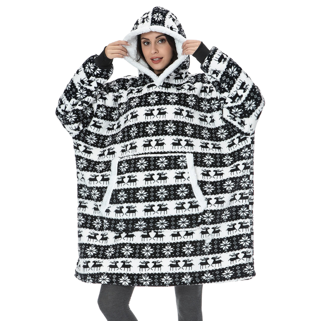 Zachte Oversized Capuchondeken voor Mannen en Vrouwen