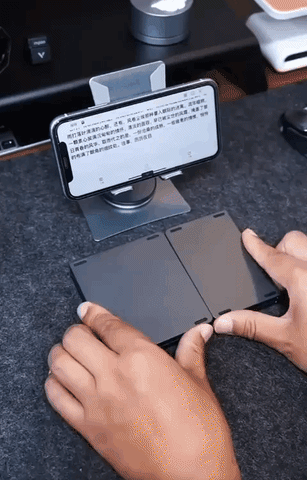 Draadloos Opvouwbaar Bluetooth Toetsenbord FoldPad
