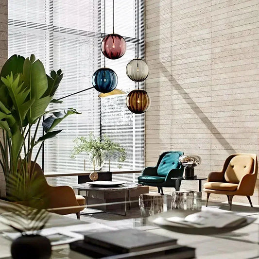LED Plafondlamp Modern Glas Design Dimbaar - Velinix