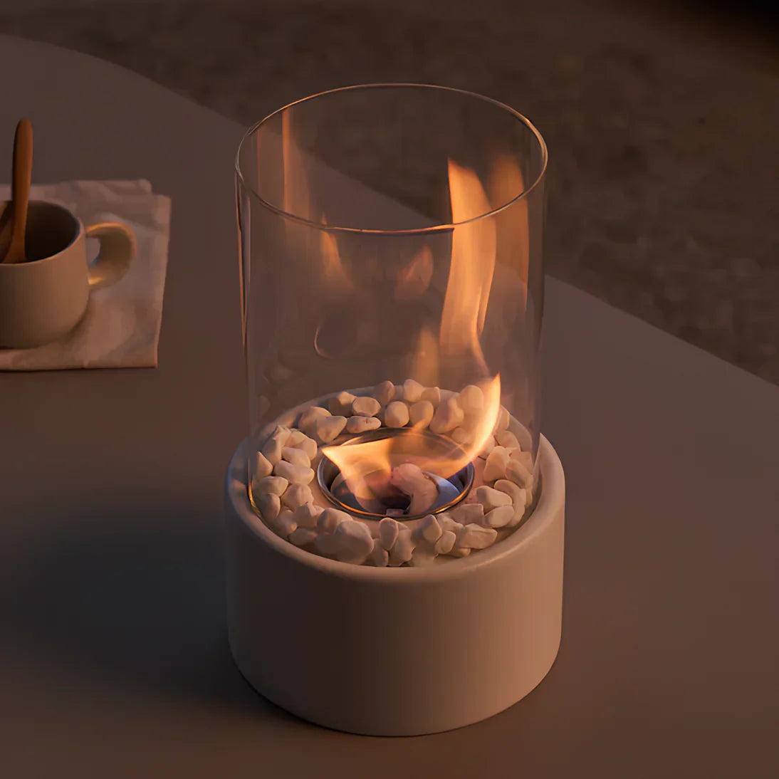 Rookvrije Biohaard van Glas voor Binnen en Tafel