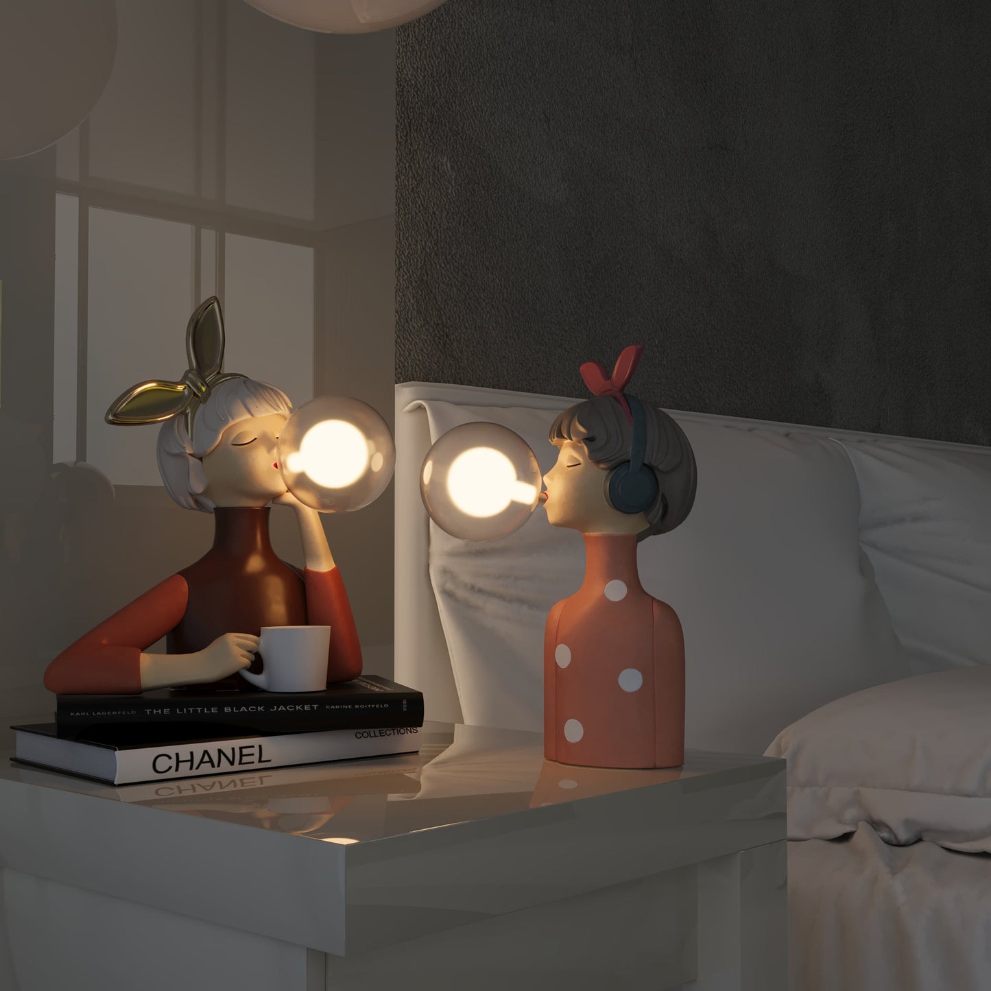 Tafellamp Warm Wit Licht voor Gezellige Kamer