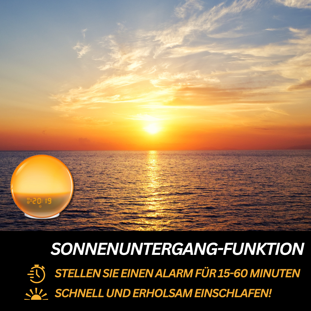 Wake-up Light Wekker Natuurlijk Worden met Zonsopgang Simulatie