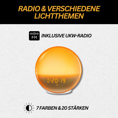 Wake-up Light Wekker Natuurlijk Worden met Zonsopgang Simulatie