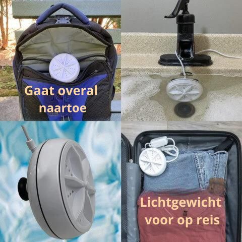 Draagbare Wasmachine Mini USB voor Thuis en Op Reis