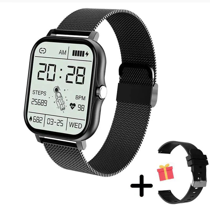 Slimme Horloge voor Fitness en Gezondheid Met Hartslagmeter