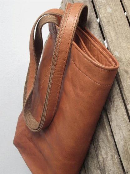 Luxe Lederen Handtas voor Vrouw Mode