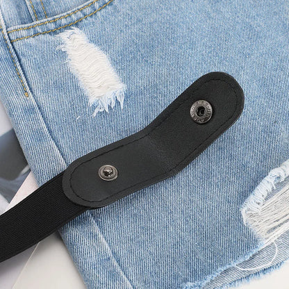 Elégante Riemloze Broek met Comfortabele Pasvorm