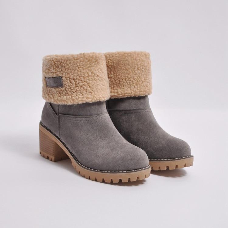 Sneeuwlaarzen Warm en Comfortabel met Kunstbont Voering