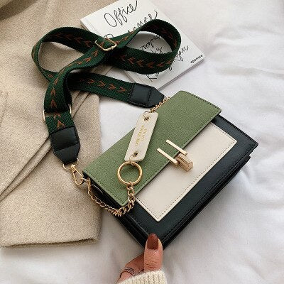 Olive Groene Schoudertas Velinix