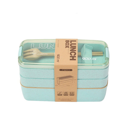 3-Laags Bento Lunchdoos voor Kinderen en Volwassenen