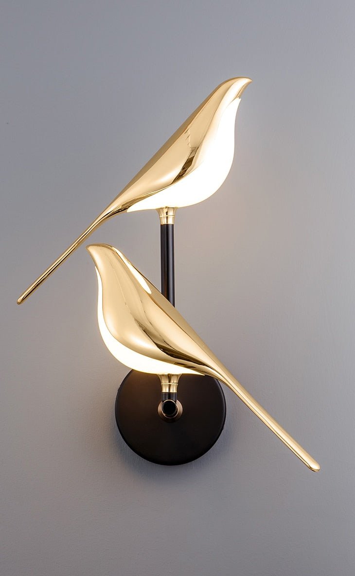 LED Vogellamp Moderne Magnetisch Wandlamp Design