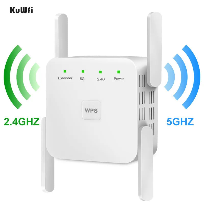 WiFi Versterker voor Thuis Maximale Dekking Sterke Signaal - Velinix
