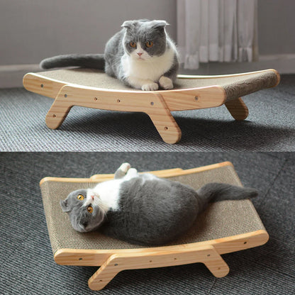 Duurzame Loungebank Massief Houten Frame Antikras