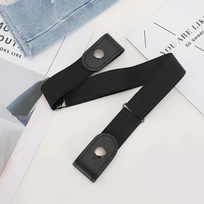 Elégante Riemloze Broek met Comfortabele Pasvorm