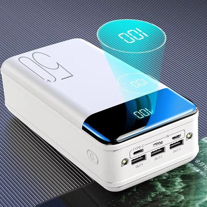 Krachtige 50000mAh Power Bank Super Snelle Oplader voor Telefoon en Laptop