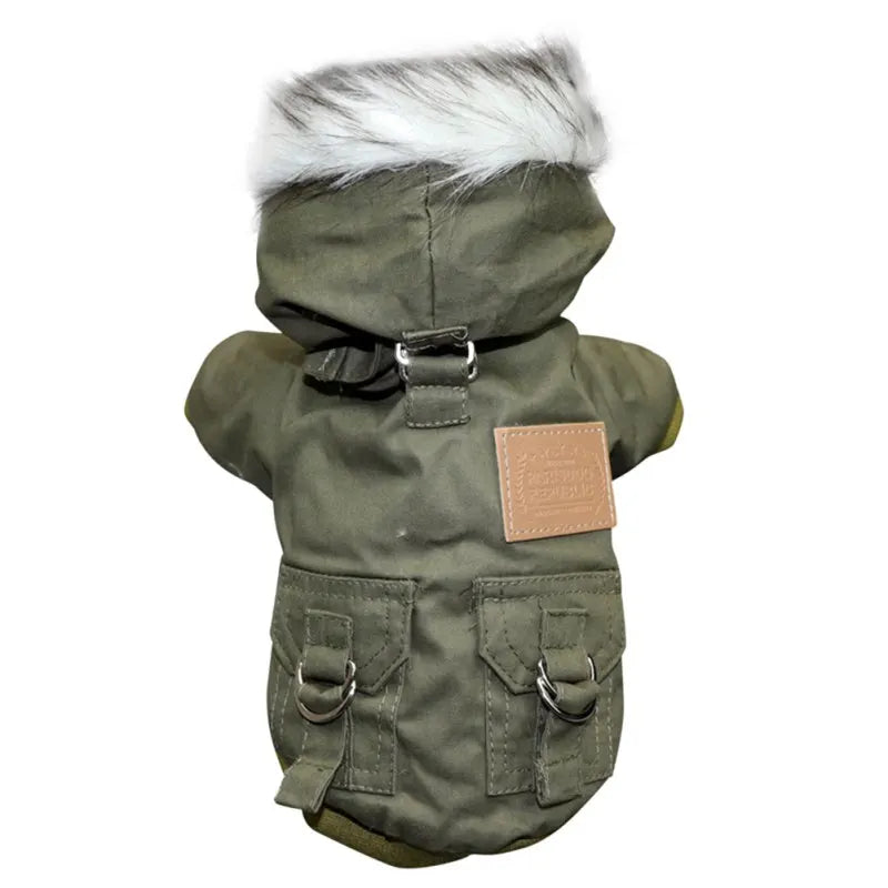 Warme Hondenjas met Capuchon voor Winterse Dagen
