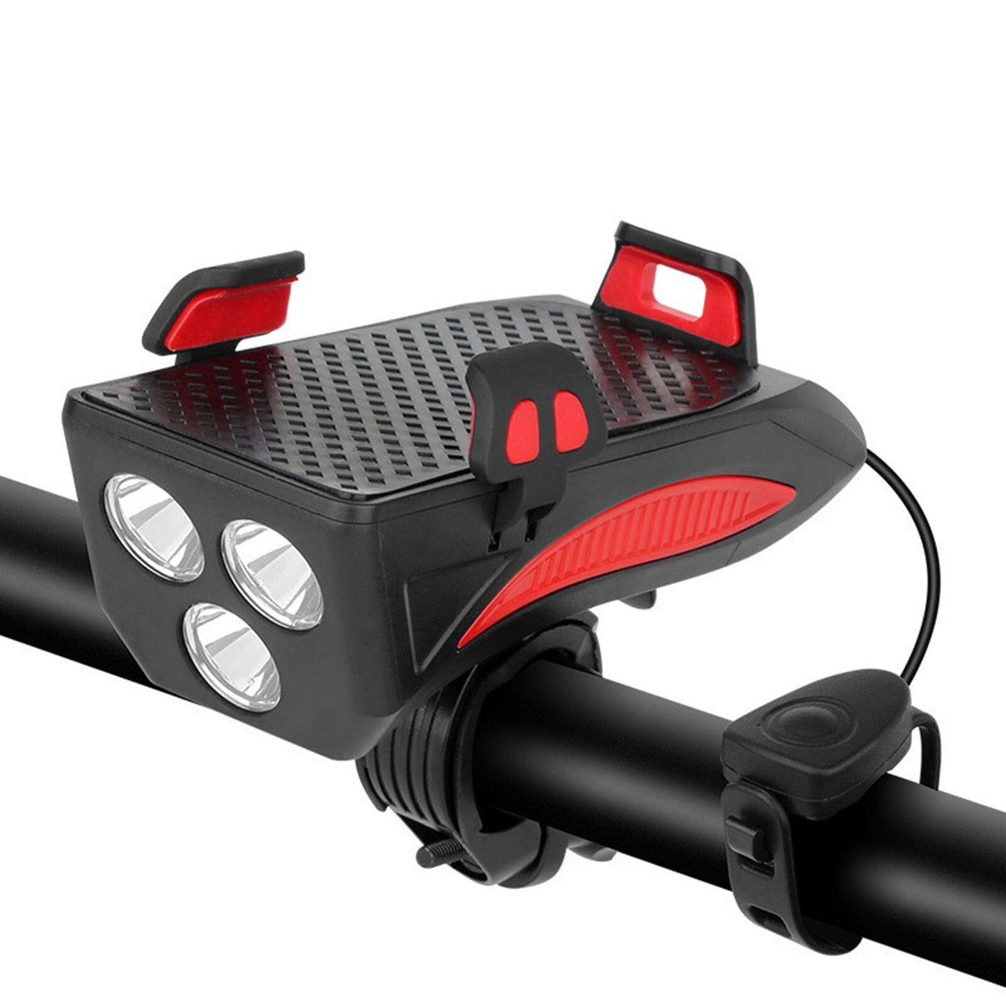 Fietslamp 4-in-1 met Powerbank en Telefoonhouder LED