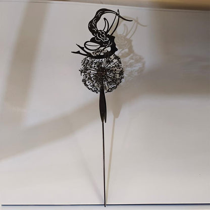 Tuinsculptuur Feeën en Paardenbloemen Figuur
