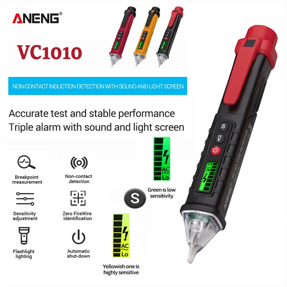 AC DC Spanningsdetector Pen voor Elektrische Veiligheid