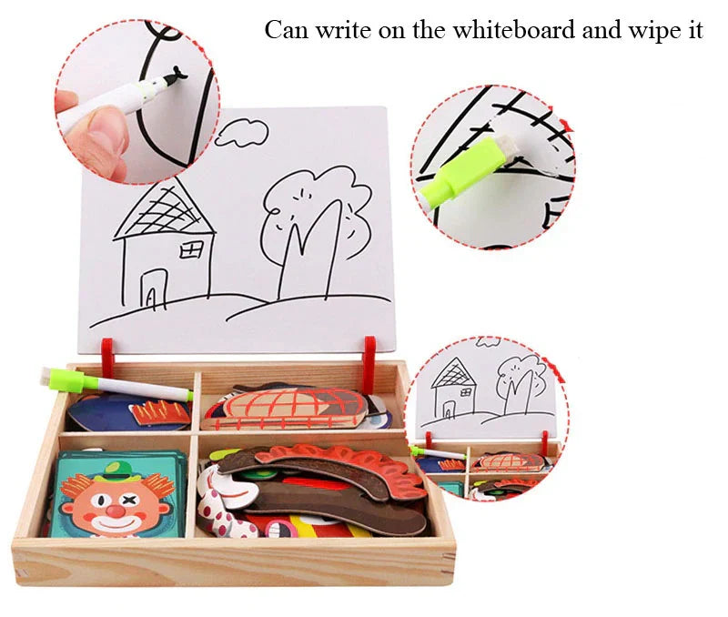 Magnetische Puzzel 3D Bouwspeelgoed voor Kinderen
