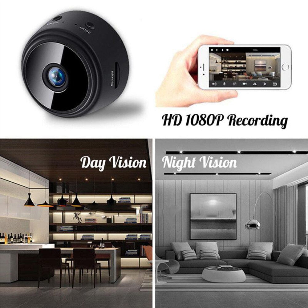 Minicamera 1080p HD Nachtzicht WiFi Camera