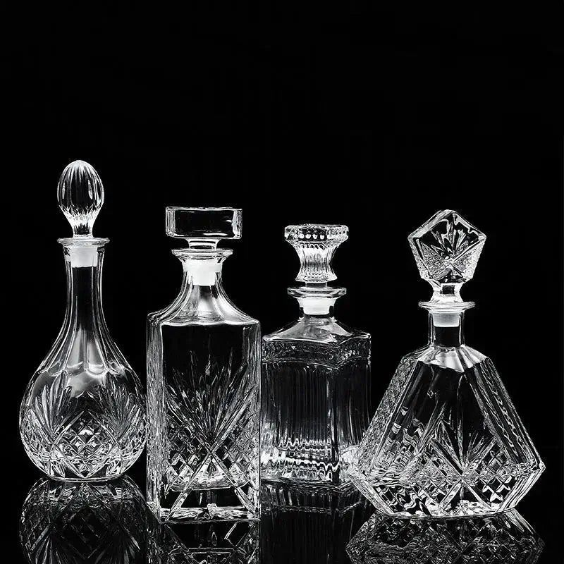 Kristallen Whiskey Decanter Luxe Karaf voor Whisky en Wijn