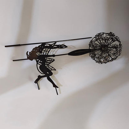 Tuinsculptuur Feeën en Paardenbloemen Figuur