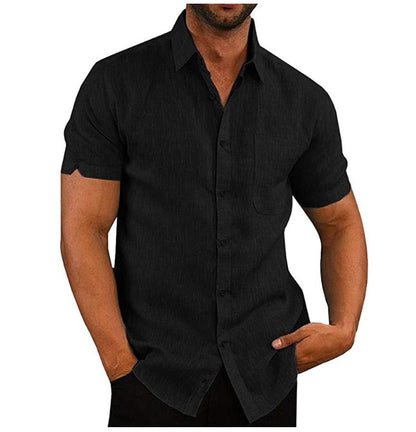 Mannen Polo Shirt Korte Mouw Klassiek Design - Velinix