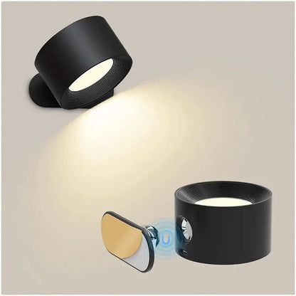 Wandlamp 360° Draadloos USB Oplaadbaar Dimbaar