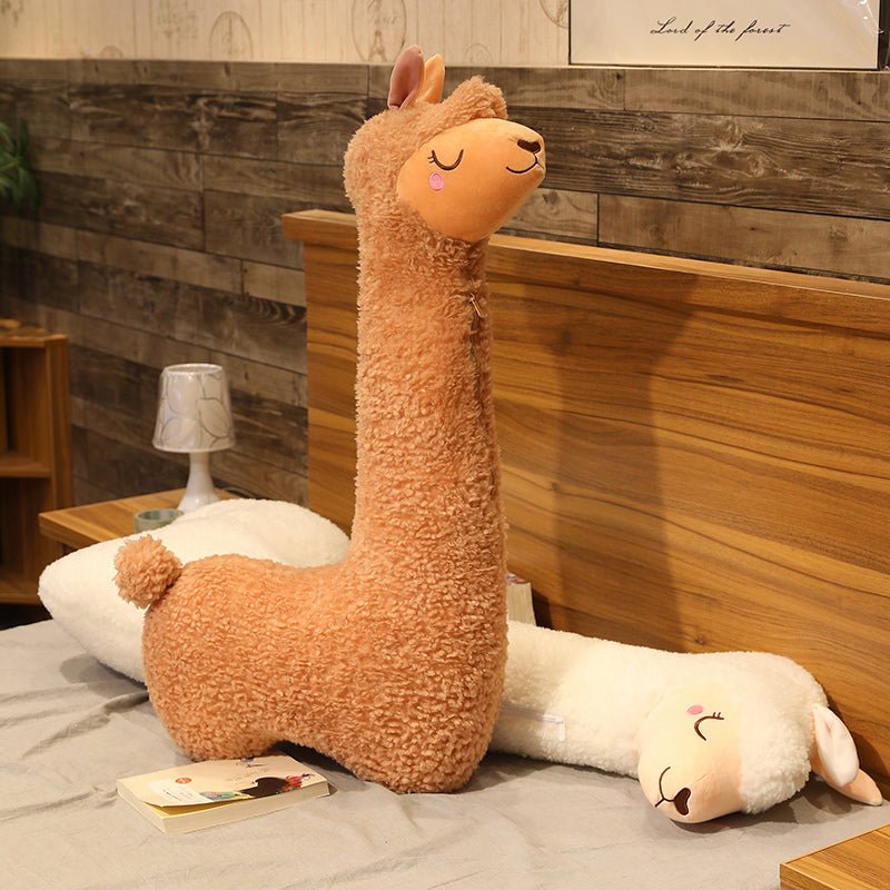Zachte Alpaca Hoofdkussen voor Zijslapers Extra Groot