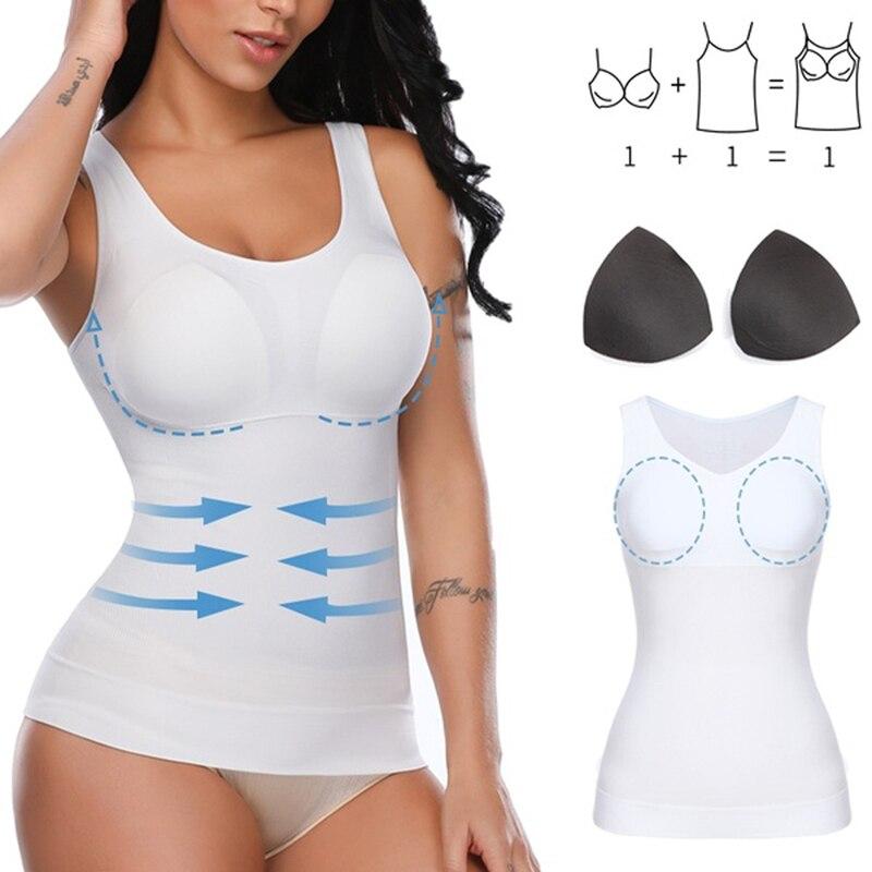 Dames Shaping Tanktop Elastisch Naadloos Comfortabel
