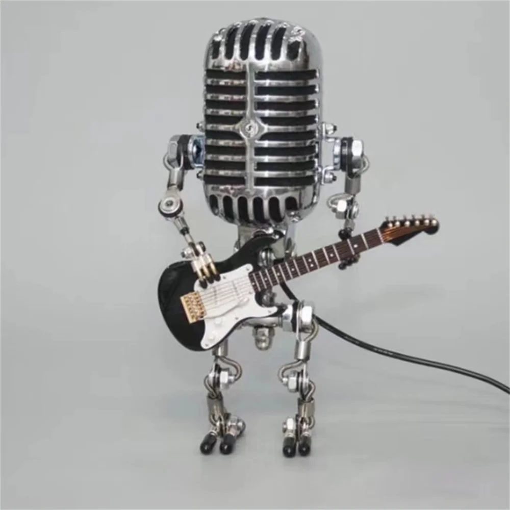 Gitaar Lamp Met Robot Design Uniek - Velinix