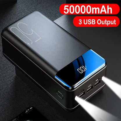 Krachtige 50000mAh Power Bank Super Snelle Oplader voor Telefoon en Laptop