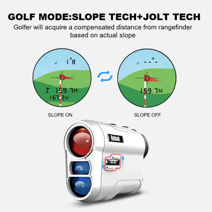 Golf Afstandsmeter met Hellingscompensatie 6x Vergroting