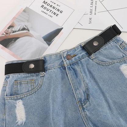 Elégante Riemloze Broek met Comfortabele Pasvorm