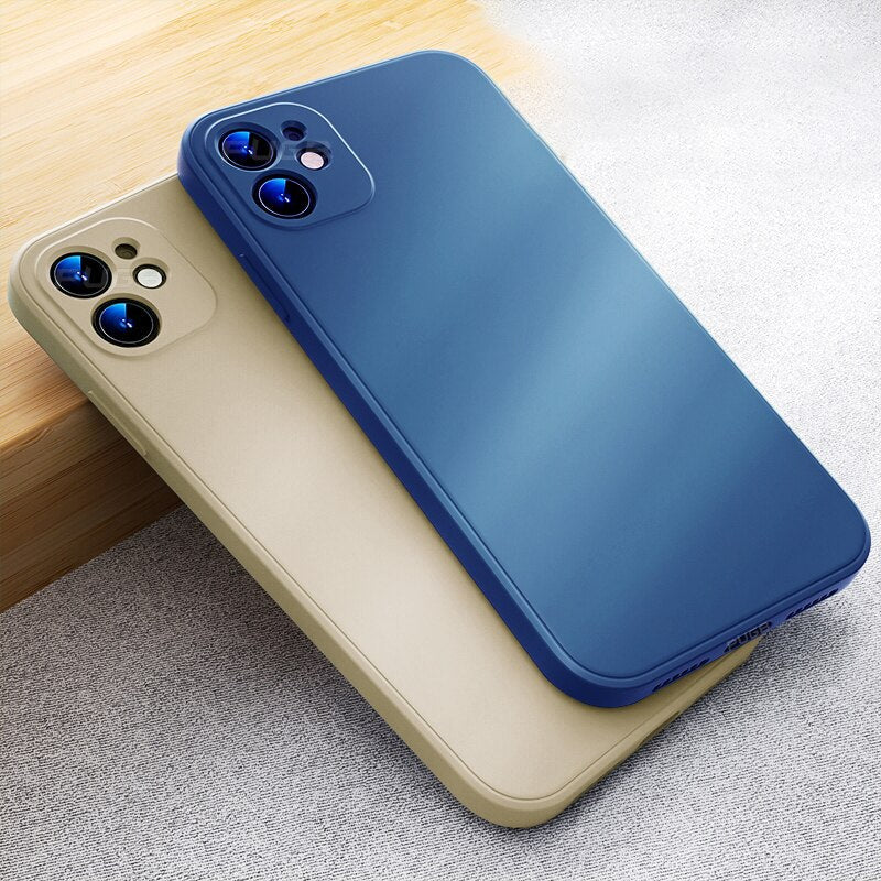 Zachte Silicone Telefoonhoesje voor iPhone 11 12 13